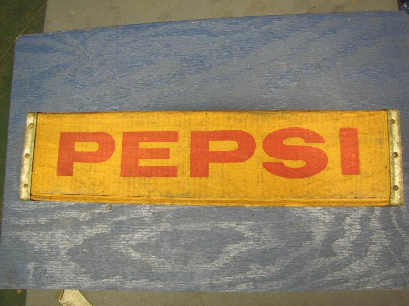 Wooden Pepsi Box  Crate (knick knack shelf