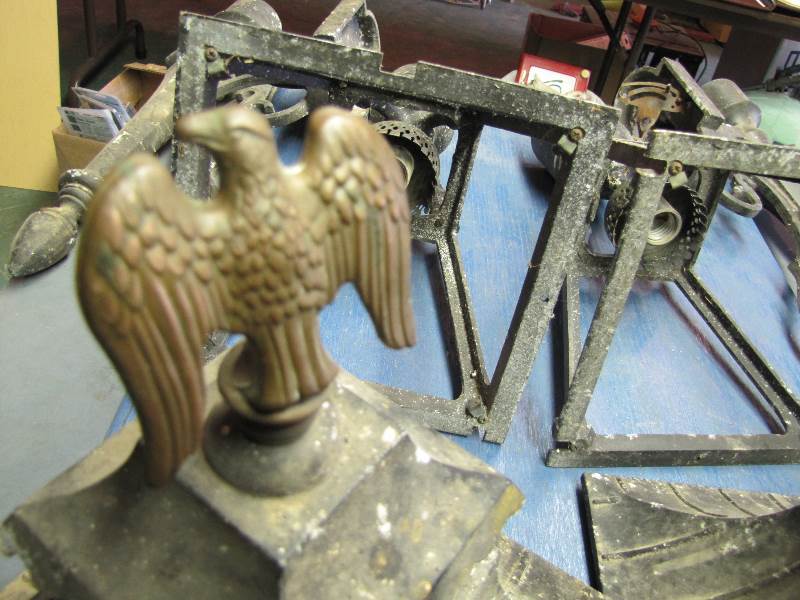 Gothic  1920s Exterior Lamps  Lighting (quite elaborate)