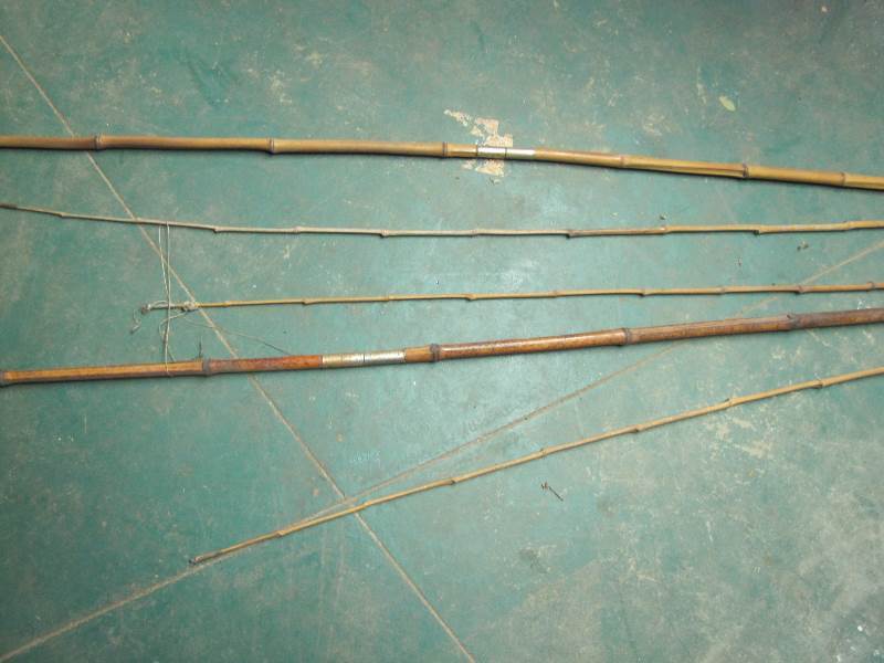 Old Cane Fishing Poles