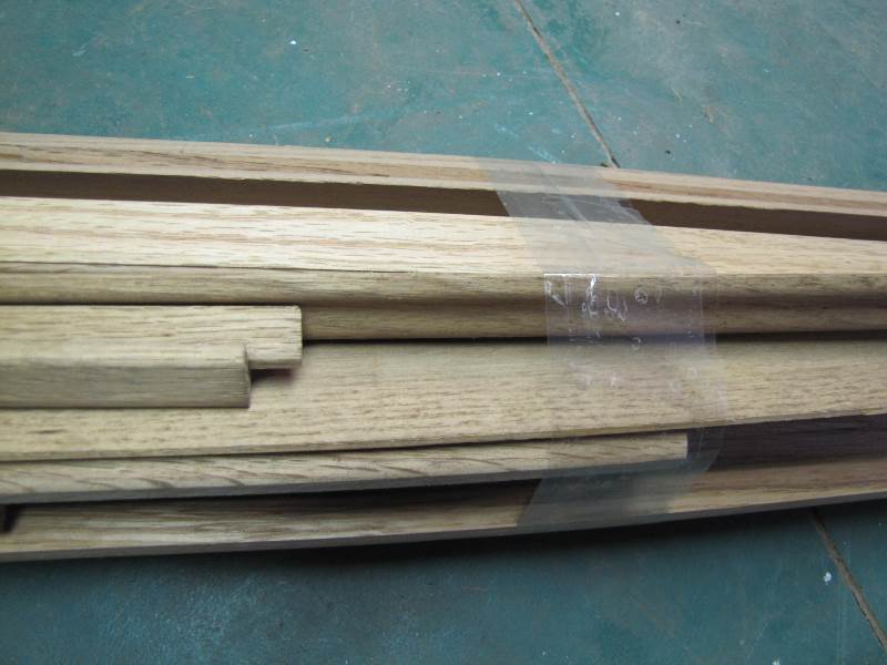 Bundle of Oak Mouldings