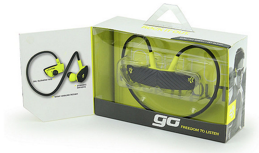 JLAB GO Bluetooth Sport In-Ear Stereo Headphones - Yellow