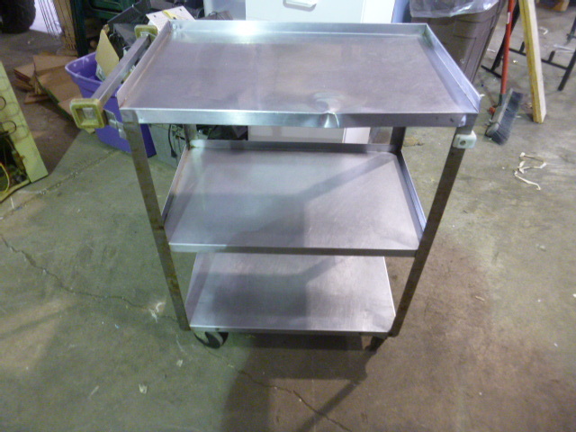lot 47 image: Stainless Steel Cart