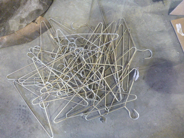 lot 64 image: Miscellaneous Wire Hangers