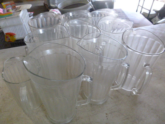 lot 126 image: 10 Plastic Beer Pitchers
