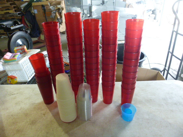 lot 131 image: Miscellaneous Plastic Water Glasses
