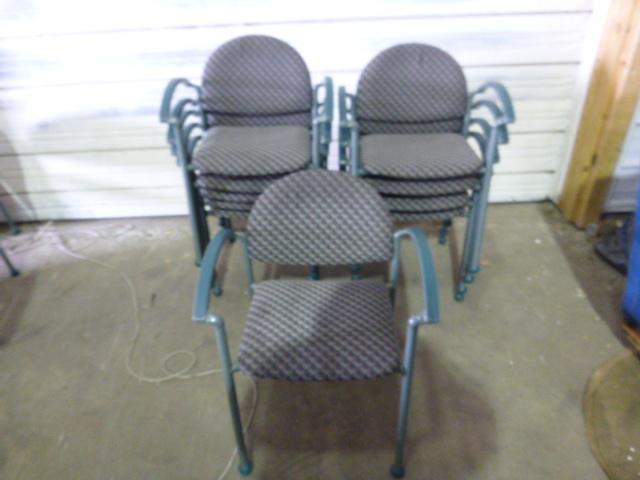 lot 134 image: 10 Armed Chairs