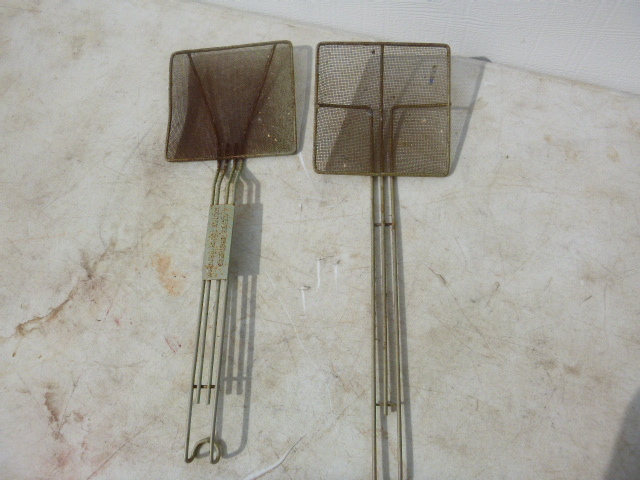 lot 151 image: 2 Deep Fryer Strainers