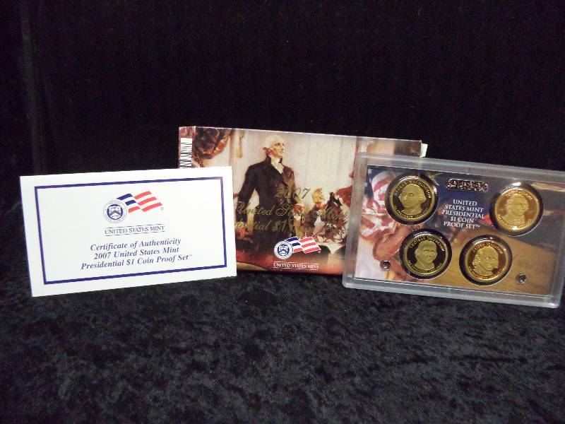 2007 United States Presidential $1 Coin Proof Set