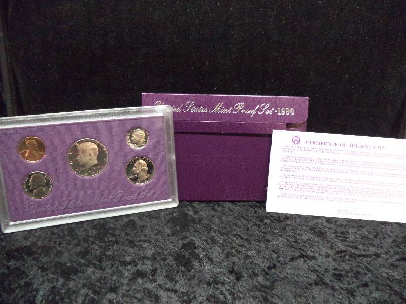 United States Mint Proof Set - 1990