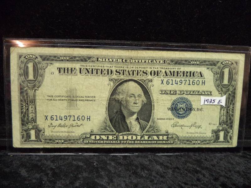 US $1 Silver Certificate - 1935E