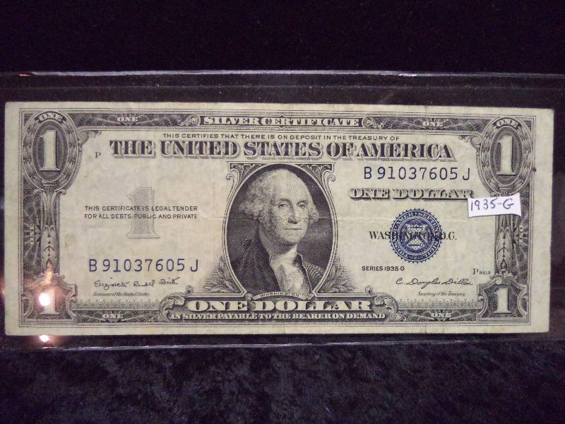 US $1 Silver Certificate - 1935G