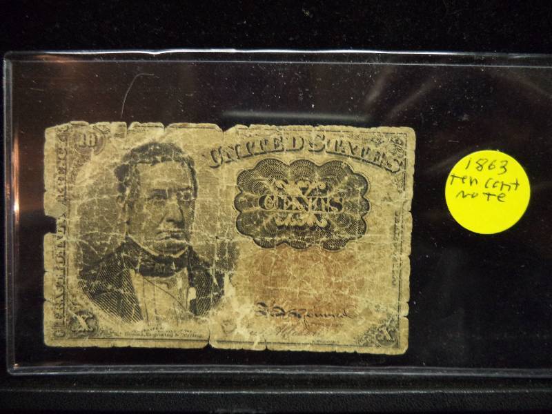 1863 Ten Cent Note