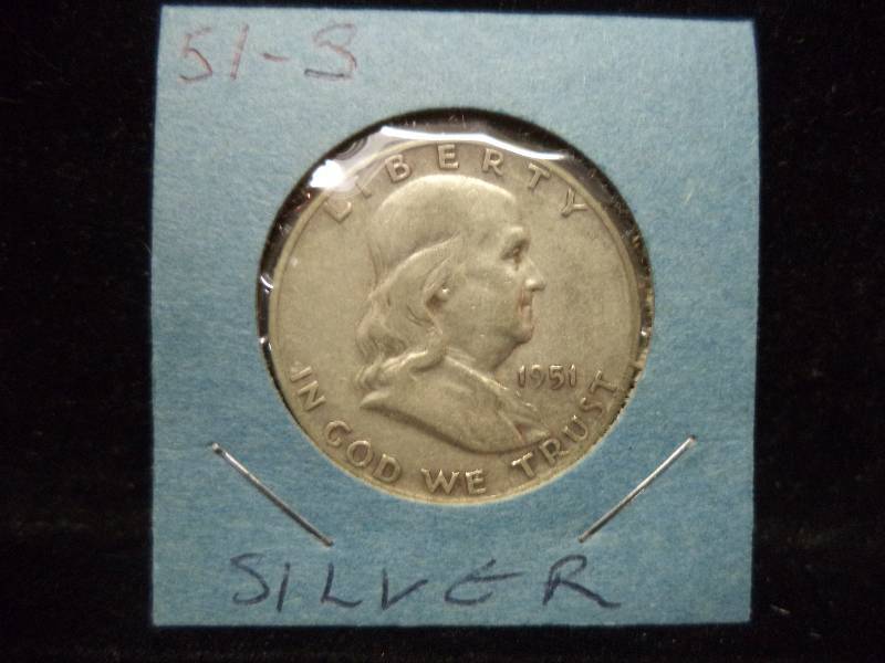 1951 S Franklin Half Dollar