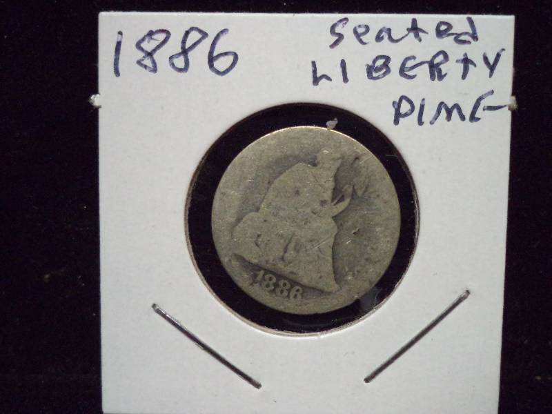 1886 Seated Liberty Dime