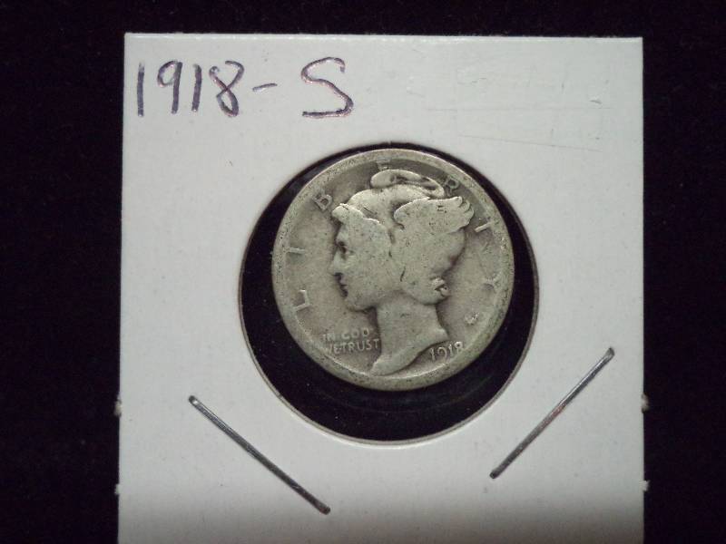 1918S Mercury Dime
