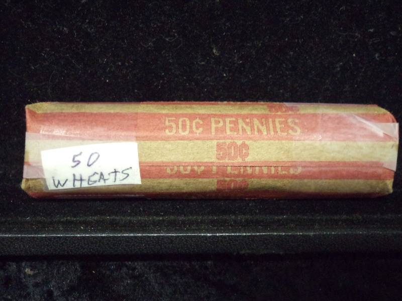 Roll - 50 Asst Date Wheat Pennies