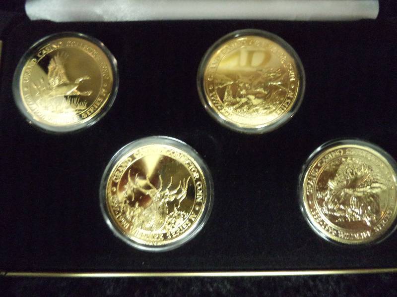 Grand casino wildlife collector coins