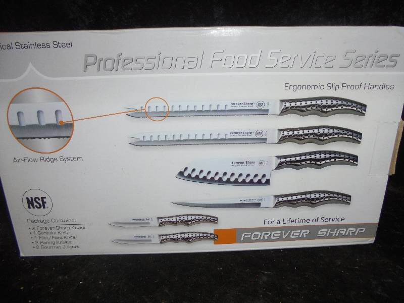 Forever Sharp Professional Food Series Knive Set