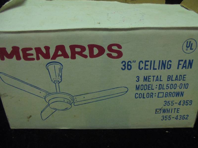 lot 32 image: Menards 36 Ceiling Fan