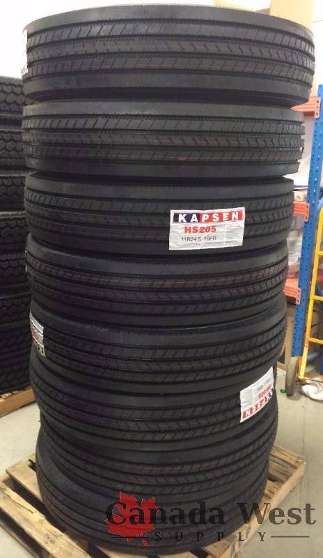 NEW 4 X 295/75R22.5 16 PLY HS205 KAPSEN SEMI TRUCK TIRES ALL