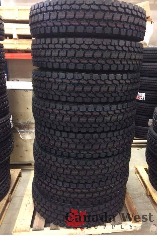 lot 39 image: NEW 4 X 11R24.5 16 PLY HS207 KAPSEN SEMI TRUCK TIRES DRIVE