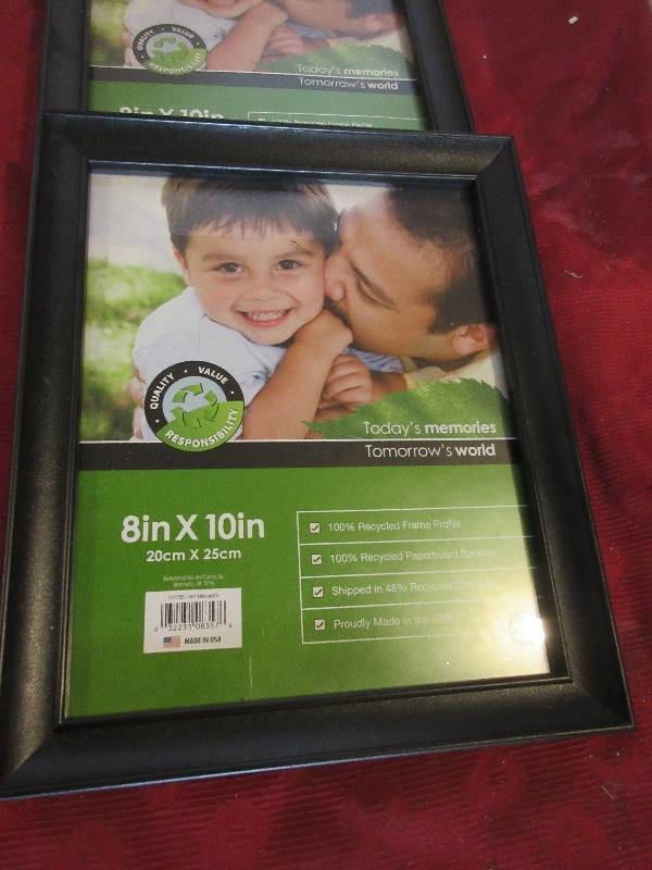 2 MATCHING 8X10 PICTURE FRAMES