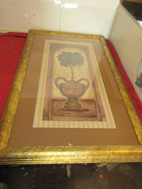 CUSTOM FRAMED PAINTING