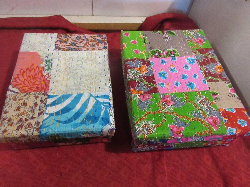 HAND CRAFTED STORAGE BOXES