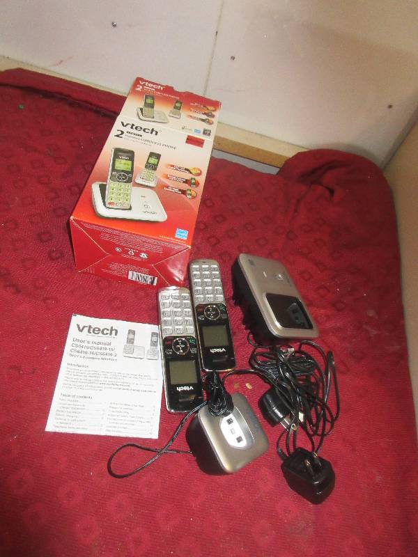V TECH CORDLESS PHONES