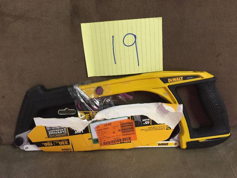 lot 19 image: Dewalt 12 in. 5-in-1 Hacksaw