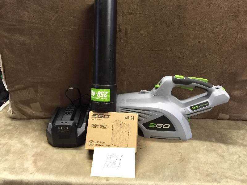 lot 121 image: EGO 480 CFM 3-Speed Turbo 56-Volt Lithium-ion Cordless Electric Blower