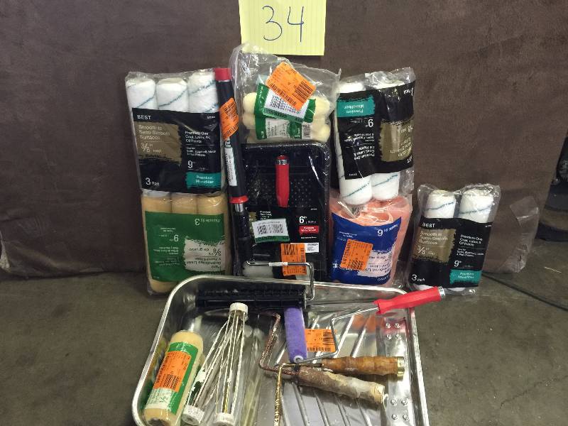 lot 34 image: Lot of assorted Painting Items