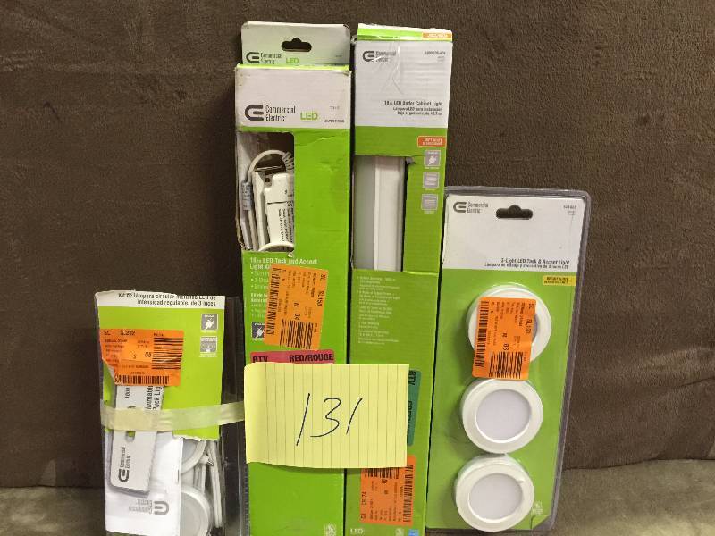 lot 131 image: Assorted Commercial Electric Lights
