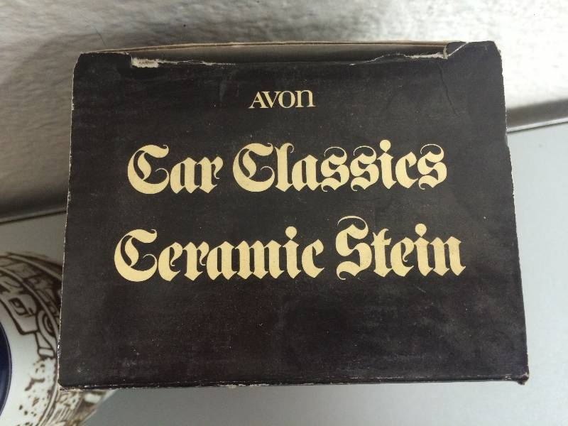 Vintage Avon Car Classics Stein