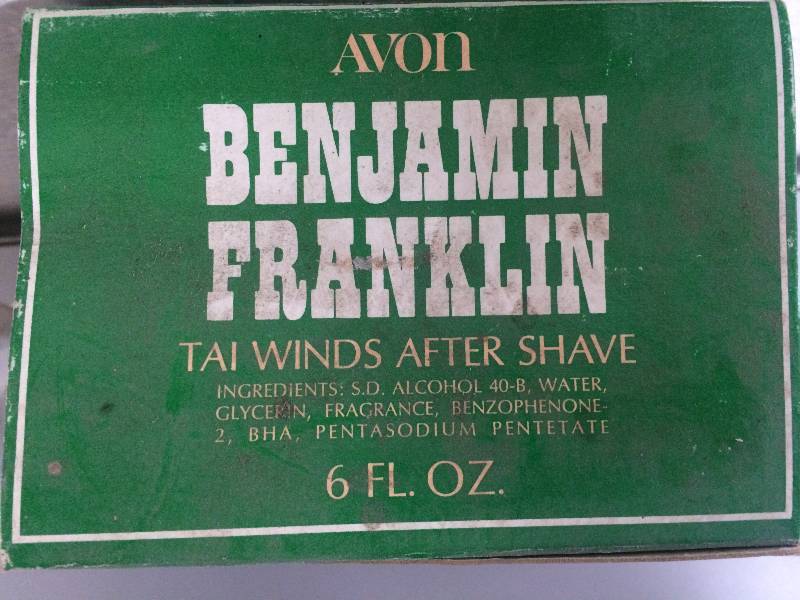 Vintage Avon Benjamin Franklin