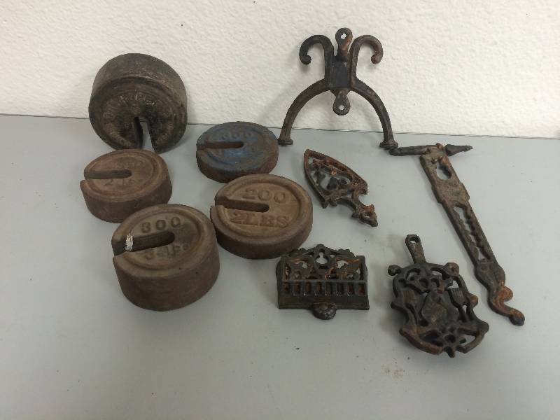 Vintage Scale Weights and Hardware