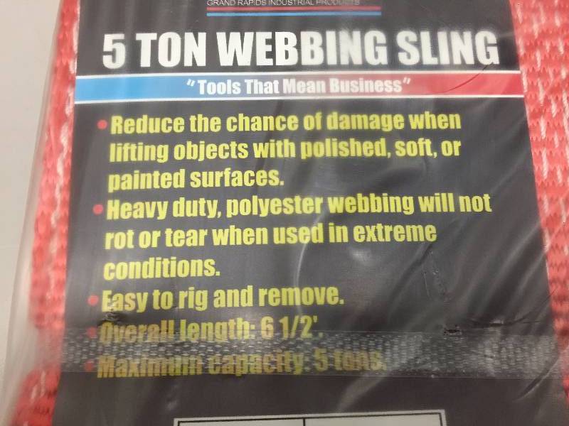 lot 5 image: GRIP WEBBING SLING