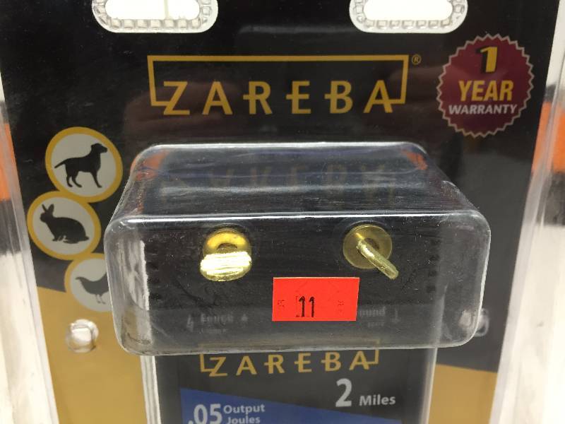lot 11 image: ZAREBA, LOW IMPEDENCE ELECTRIC FENCE CONTROLLER