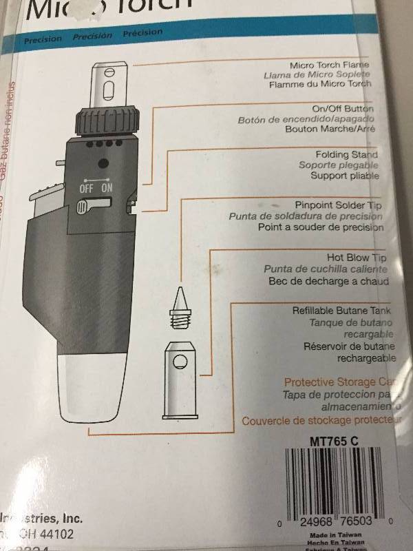 lot 18 image: MAG-TORCH, MICRO TORCH, USES BUTANE GAS