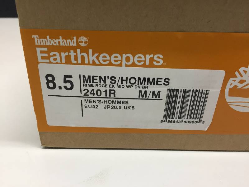 lot 35 image: TIMBERLAND MENS WORK BOOT 8.5