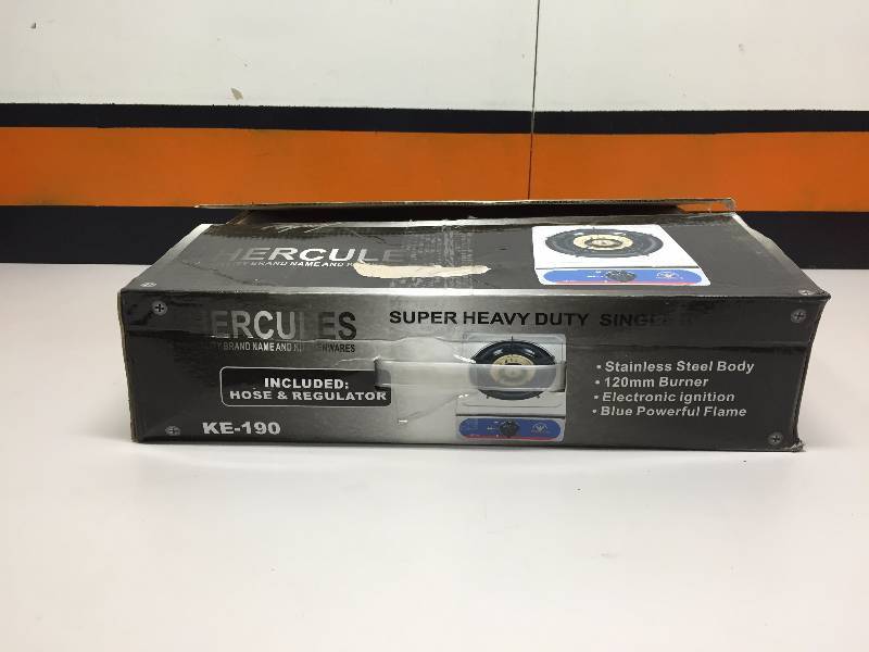 lot 39 image: HERCULES SUPER HEAVY DUTY GAS SINGLE BURNER WHOSE AND REGULATOR