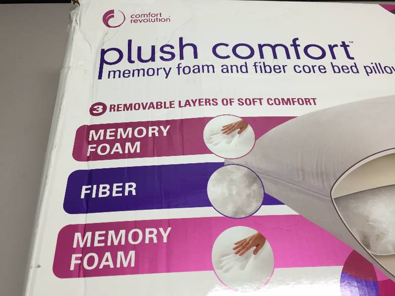 lot 47 image: COMFORT REVOLUTION COMFORT PLUSH PILLOW