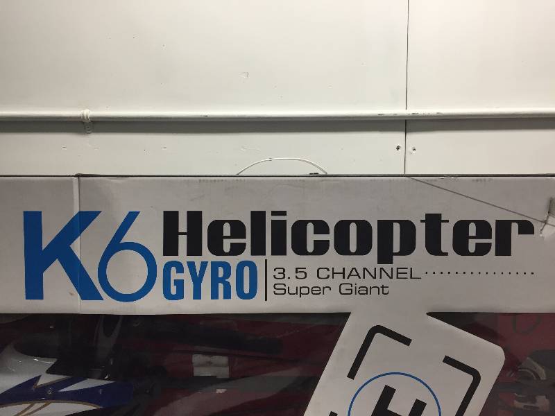 lot 52 image: KINGCO K6 RC HELICOPTER SUPER GIANT