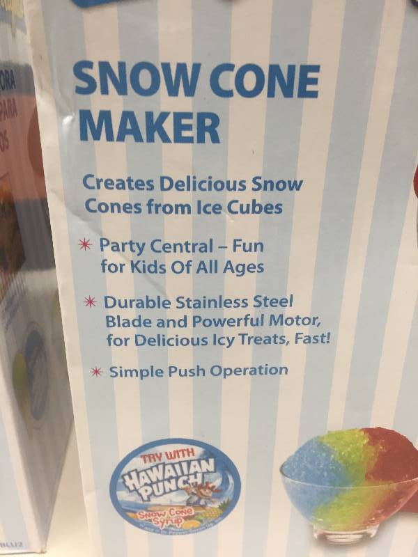 lot 60 image: RIVAL FROZEN DELIGHTS SNOW CONE MAKER