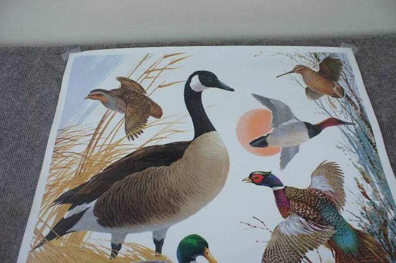 lot 42 image: Pabst Brewing Print by Murk Woodduck,Grouse,Pheasants,Snipe,Quail,Goose and Mallard