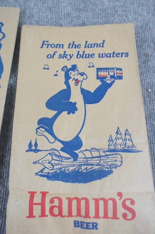 lot 55 image: Lot of 3 Unused Off Sale Paper Sacks