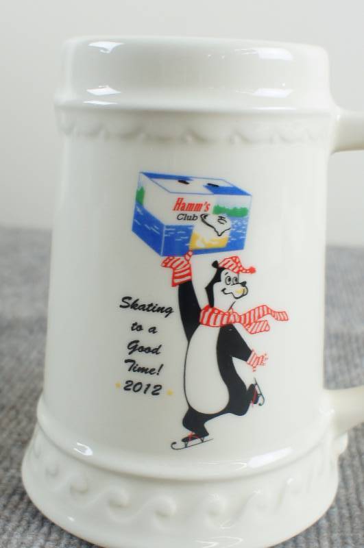 lot 70 image: Hamms Club Ceramic Stein 2012