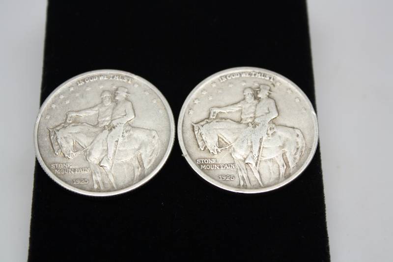 Lot of 2 1925 Stone Mountain Half Dollars