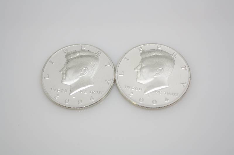 Lot of 2 2004-s Kennedy Silver Proof Half Dollars