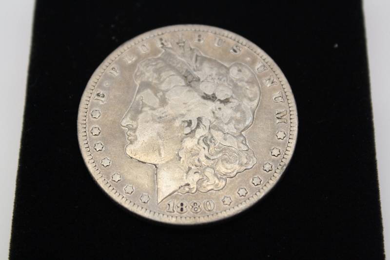 1880-CC Morgan Silver Dollar
